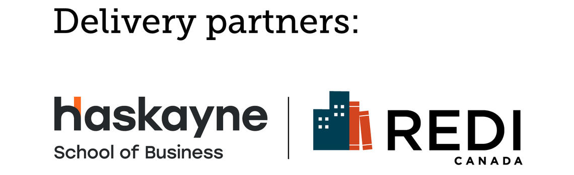 Haskayne School of Business and REDI logos